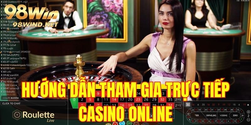 Hướng dẫn tham gia cược trực tiếp casino onlinev